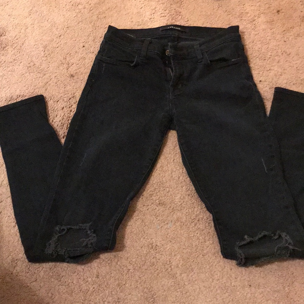 J brand Super Skinny Blackout jeans